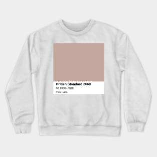 Pink Haze Pastel British Standard 1016 Colour Swatch Crewneck Sweatshirt